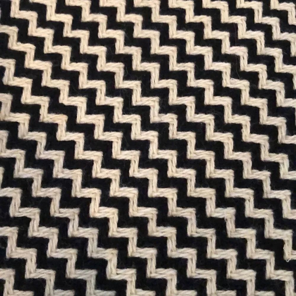 Tibi Made in Canada black and white rick rack houndstooth style virgin wool skir - Picture 2 of 5